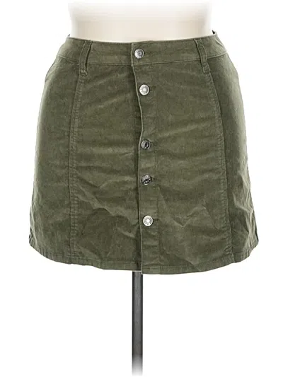 Pre-owned Celebrity Pink Casual Skirt In Green