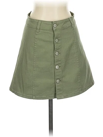 Pre-owned Celebrity Pink Casual Skirt In Green