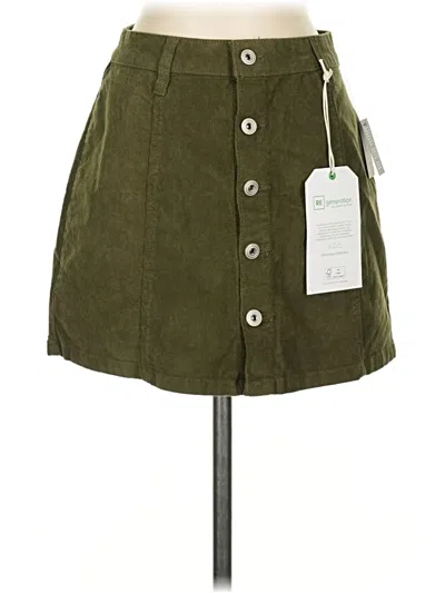 Pre-owned Celebrity Pink Casual Skirt In Green