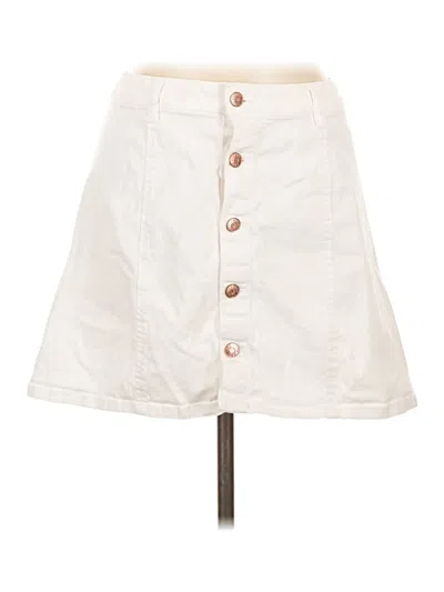 Pre-owned Celebrity Pink Casual Skirt In White