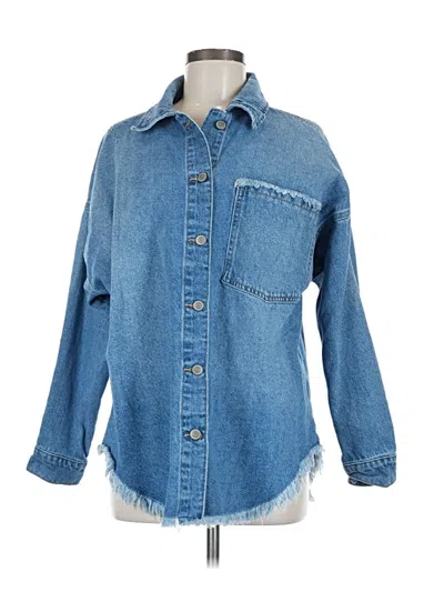 Pre-owned Celebrity Pink Denim Jacket In Blue