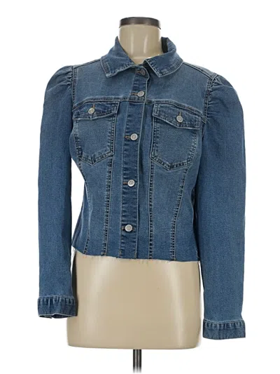 Pre-owned Celebrity Pink Denim Jacket In Blue