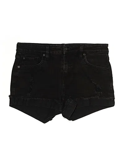 Pre-owned Celebrity Pink Denim Shorts In Black