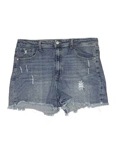 Pre-owned Celebrity Pink Denim Shorts In Blue