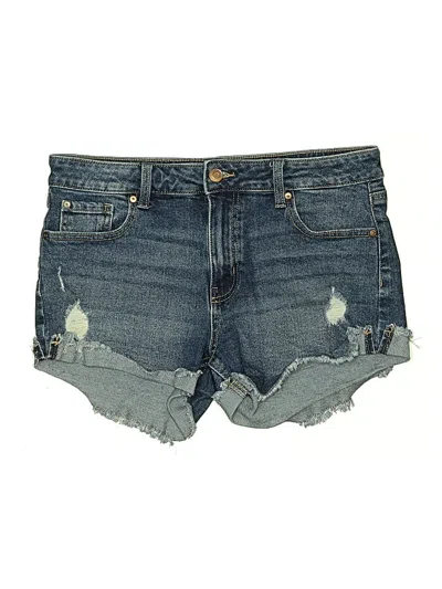 Pre-owned Celebrity Pink Denim Shorts In Blue
