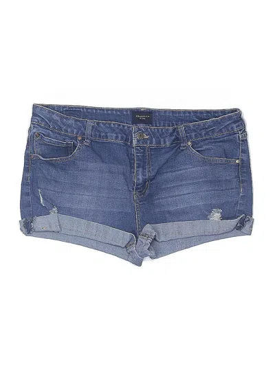 Pre-owned Celebrity Pink Denim Shorts In Blue