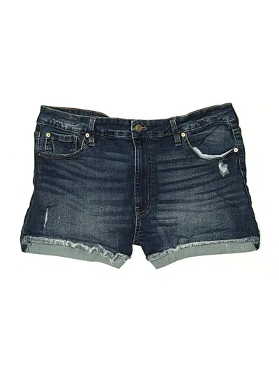 Pre-owned Celebrity Pink Denim Shorts In Blue