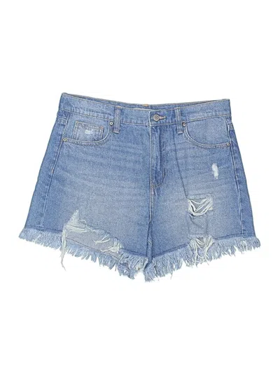 Pre-owned Celebrity Pink Denim Shorts In Blue
