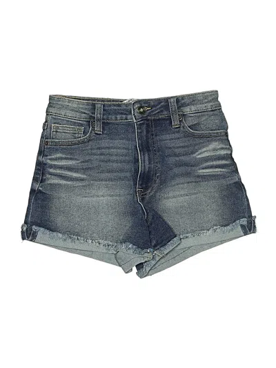 Pre-owned Celebrity Pink Denim Shorts In Blue