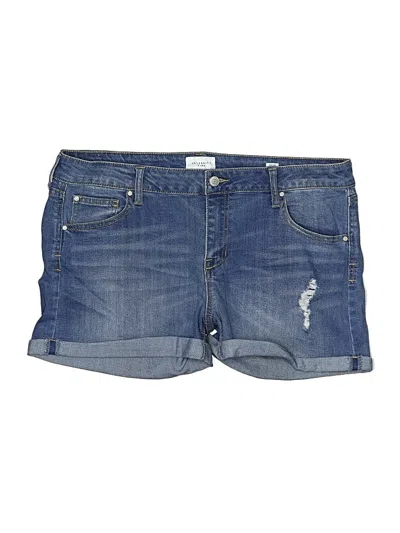 Pre-owned Celebrity Pink Denim Shorts In Blue