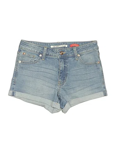 Pre-owned Celebrity Pink Denim Shorts In Blue
