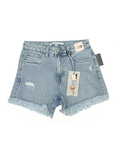 Celebrity Pink Denim Shorts In Blue