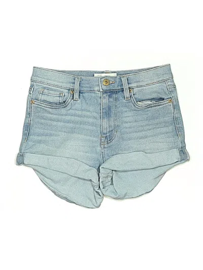 Pre-owned Celebrity Pink Denim Shorts In Blue