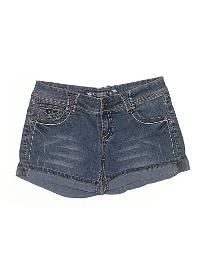 Pre-owned Celebrity Pink Denim Shorts In Blue