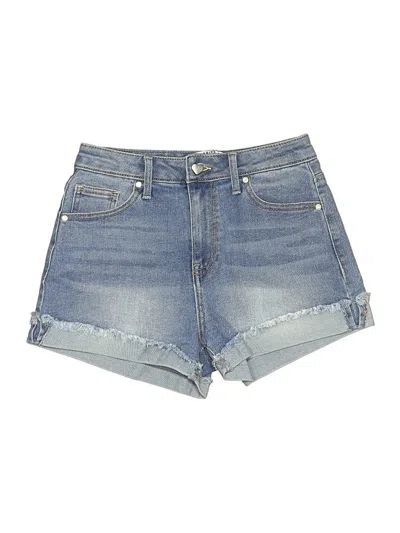 Celebrity Pink Denim Shorts In Blue