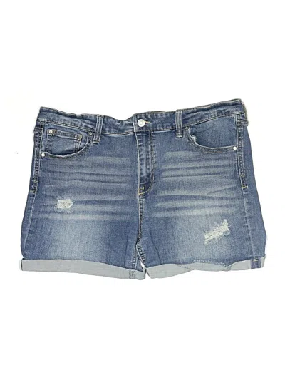 Pre-owned Celebrity Pink Denim Shorts In Blue