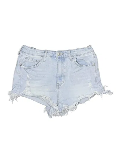 Pre-owned Celebrity Pink Denim Shorts In Blue