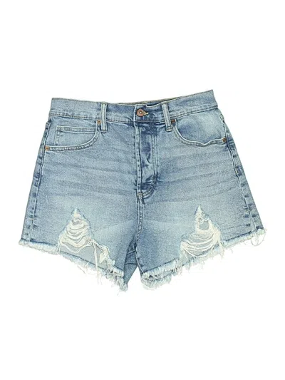 Pre-owned Celebrity Pink Denim Shorts In Blue