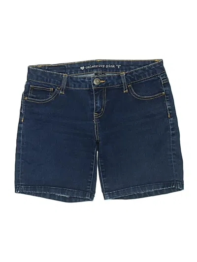 Pre-owned Celebrity Pink Denim Shorts In Blue