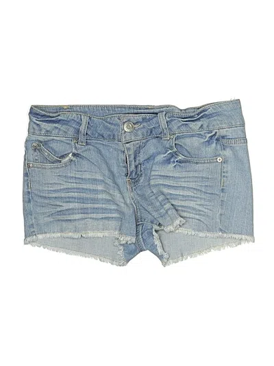 Pre-owned Celebrity Pink Denim Shorts In Blue