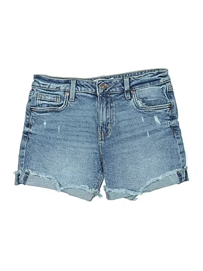 Pre-owned Celebrity Pink Denim Shorts In Blue