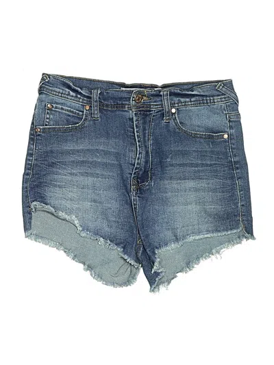 Pre-owned Celebrity Pink Denim Shorts In Blue