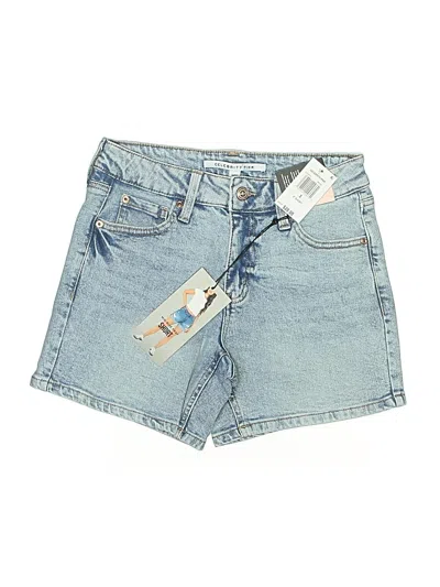 Celebrity Pink Denim Shorts In Blue