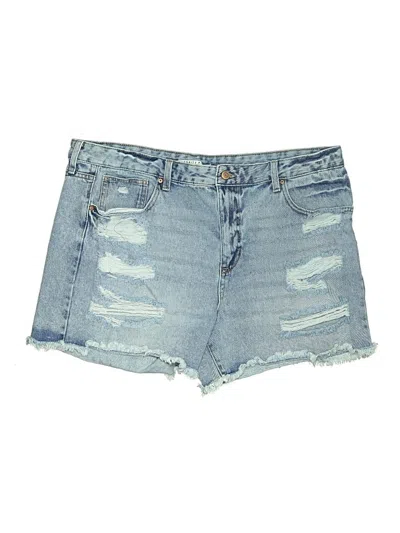 Pre-owned Celebrity Pink Denim Shorts In Blue