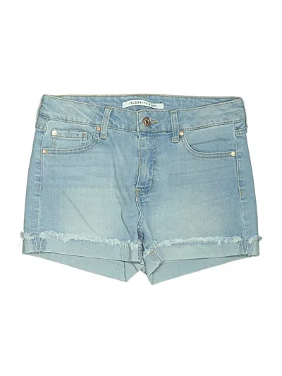 Pre-owned Celebrity Pink Denim Shorts In Blue