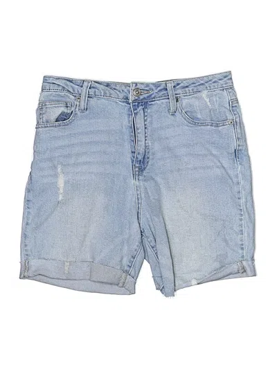 Pre-owned Celebrity Pink Denim Shorts In Blue