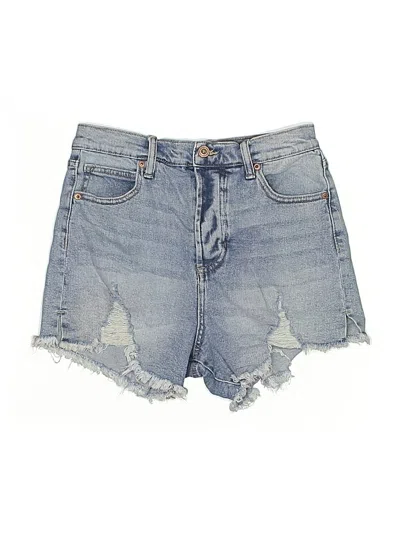 Pre-owned Celebrity Pink Denim Shorts In Blue