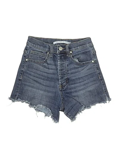 Pre-owned Celebrity Pink Denim Shorts In Blue