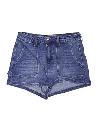 Pre-owned Celebrity Pink Denim Shorts In Blue