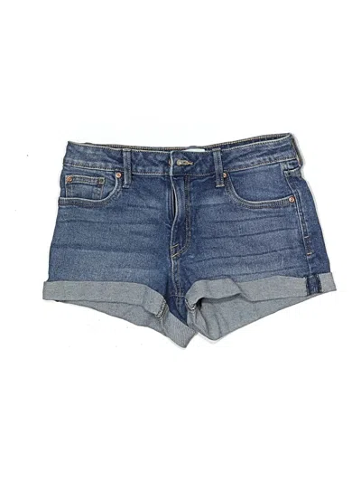 Pre-owned Celebrity Pink Denim Shorts In Blue