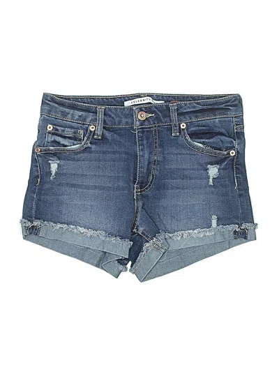 Pre-owned Celebrity Pink Denim Shorts In Blue