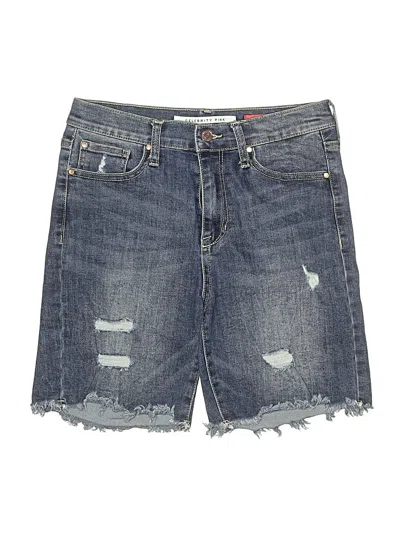 Pre-owned Celebrity Pink Denim Shorts In Blue