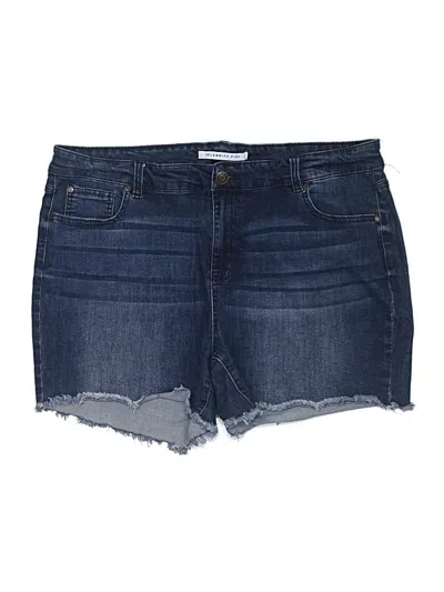 Pre-owned Celebrity Pink Denim Shorts In Blue