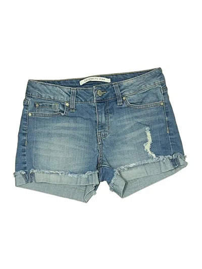 Pre-owned Celebrity Pink Denim Shorts In Blue