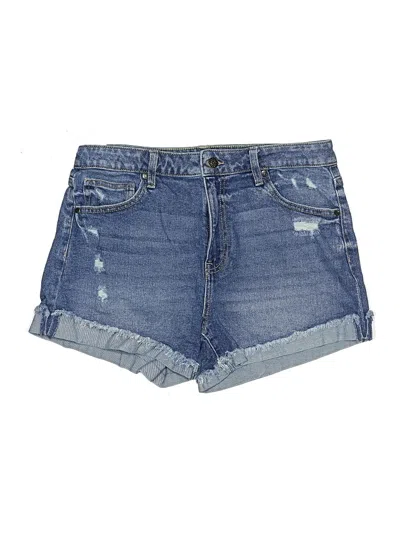 Pre-owned Celebrity Pink Denim Shorts In Blue