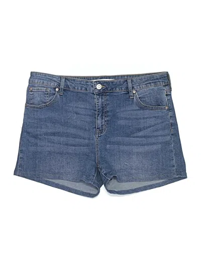 Pre-owned Celebrity Pink Denim Shorts In Blue