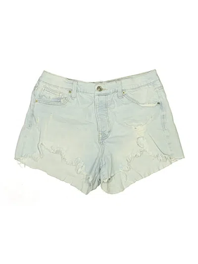 Pre-owned Celebrity Pink Denim Shorts In Blue