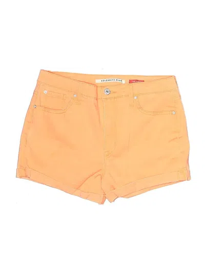 Pre-owned Celebrity Pink Denim Shorts In Brown