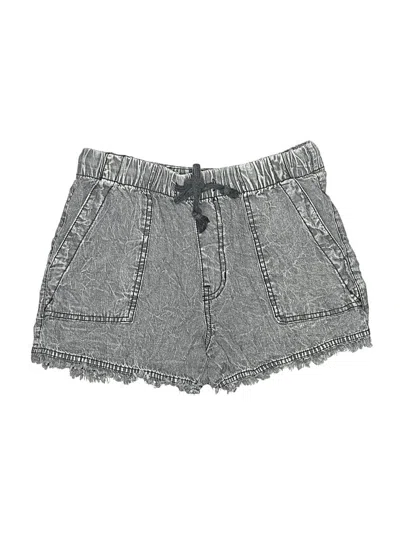 Pre-owned Celebrity Pink Denim Shorts In Gray