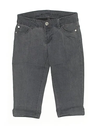 Pre-owned Celebrity Pink Denim Shorts In Gray