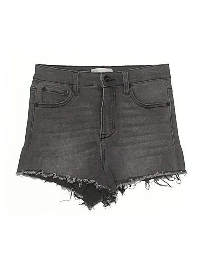 Pre-owned Celebrity Pink Denim Shorts In Gray