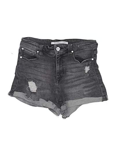 Pre-owned Celebrity Pink Denim Shorts In Gray