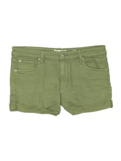 Pre-owned Celebrity Pink Denim Shorts In Green