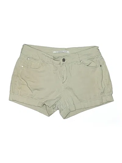 Pre-owned Celebrity Pink Denim Shorts In Tan