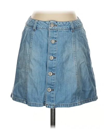 Pre-owned Celebrity Pink Denim Skirt In Blue