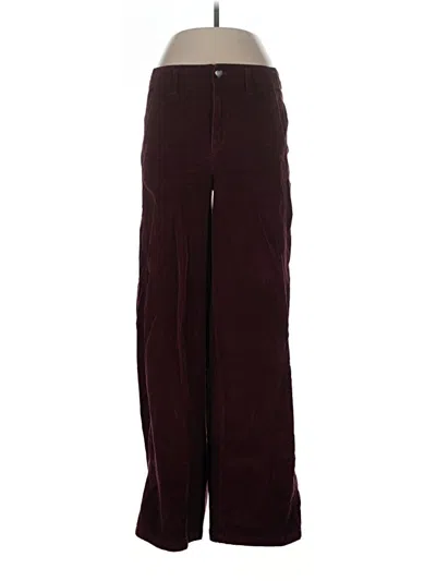 Pre-owned Celebrity Pink Jeans In Burgundy